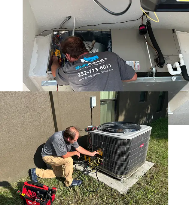 ac services - ac diagnostic and ac repair by suncoast air conditioning llc