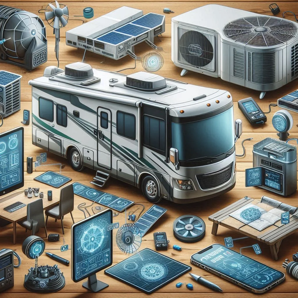 An image showing various RV air conditioner models with a focus on their specifications and features, aiding in the selection process.