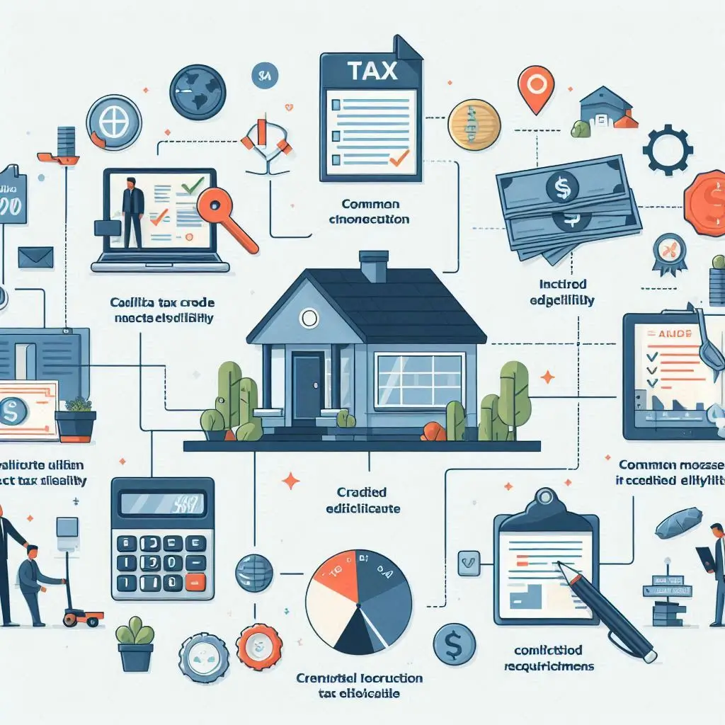 An infographic highlighting common misconceptions about tax credit eligibility, featuring key points and clarifications about requirements.